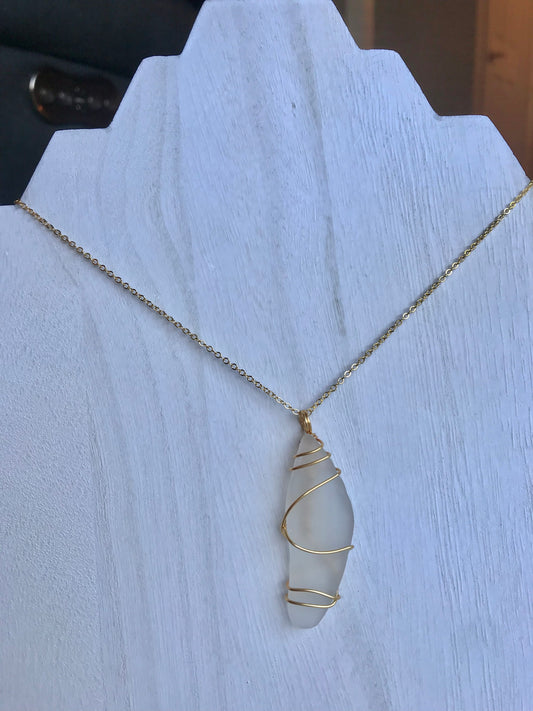 Pure White Seaglass