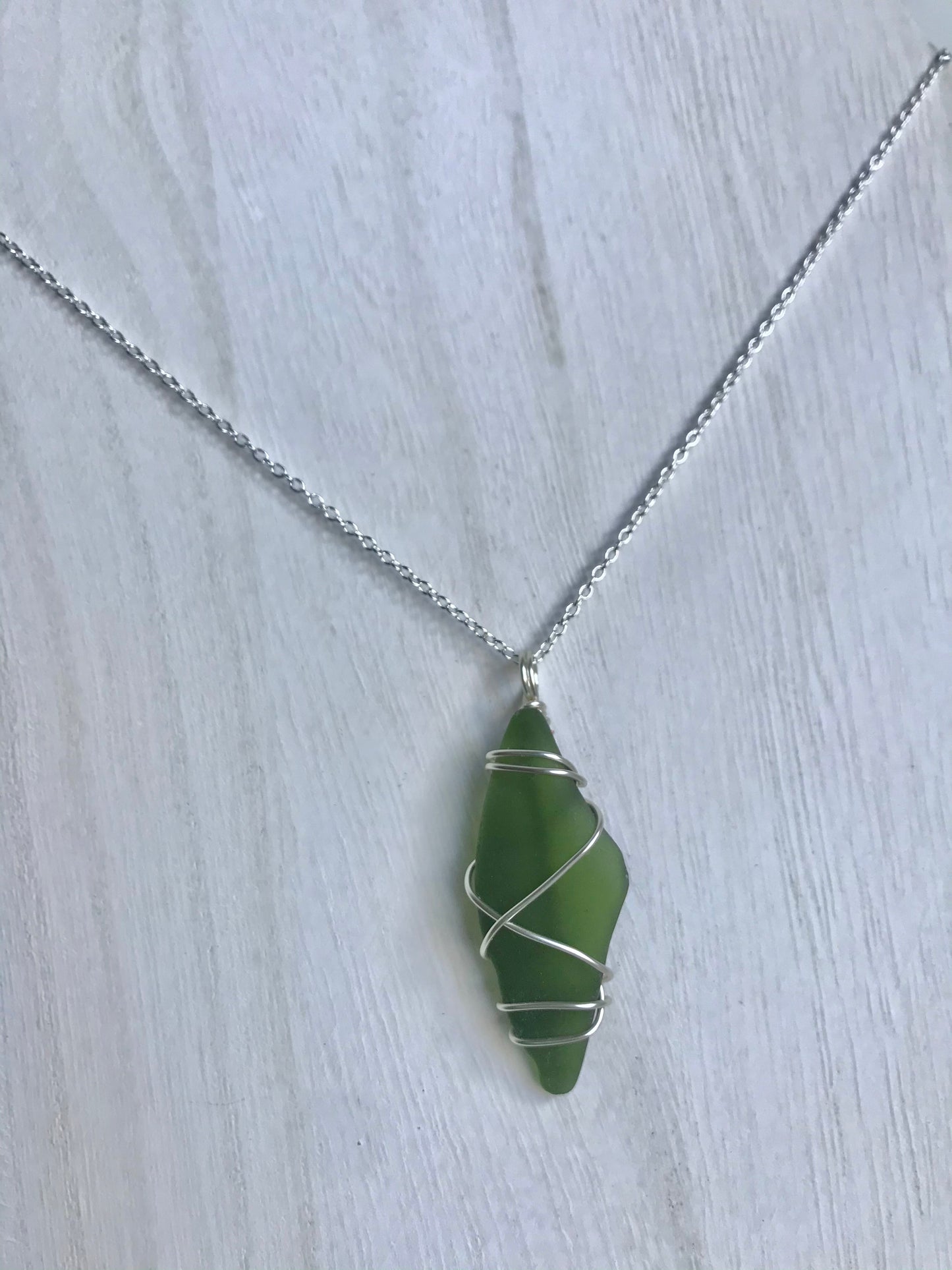 Dark Green Seaglass