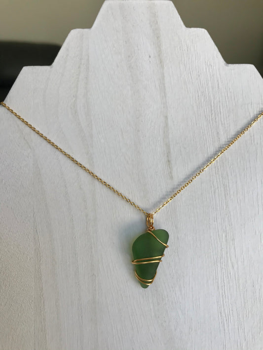 Dark Green Seaglass